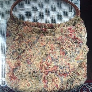 HOBO international tapestry shoulder purse